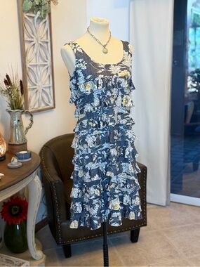 Tango mango ruffle dress nwt large